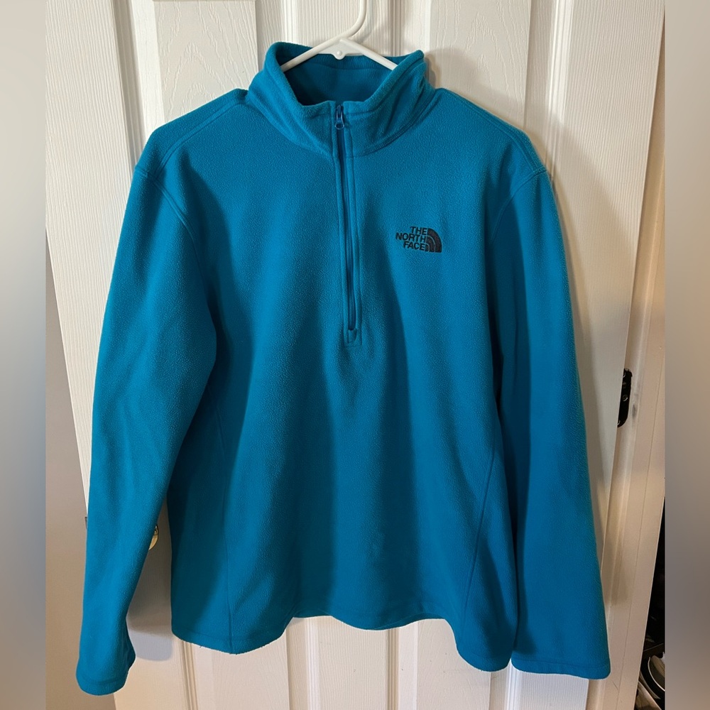 The North Face Tka 100 Glacier 1/4 Zip Fleece, Brilliant Blue, Medium